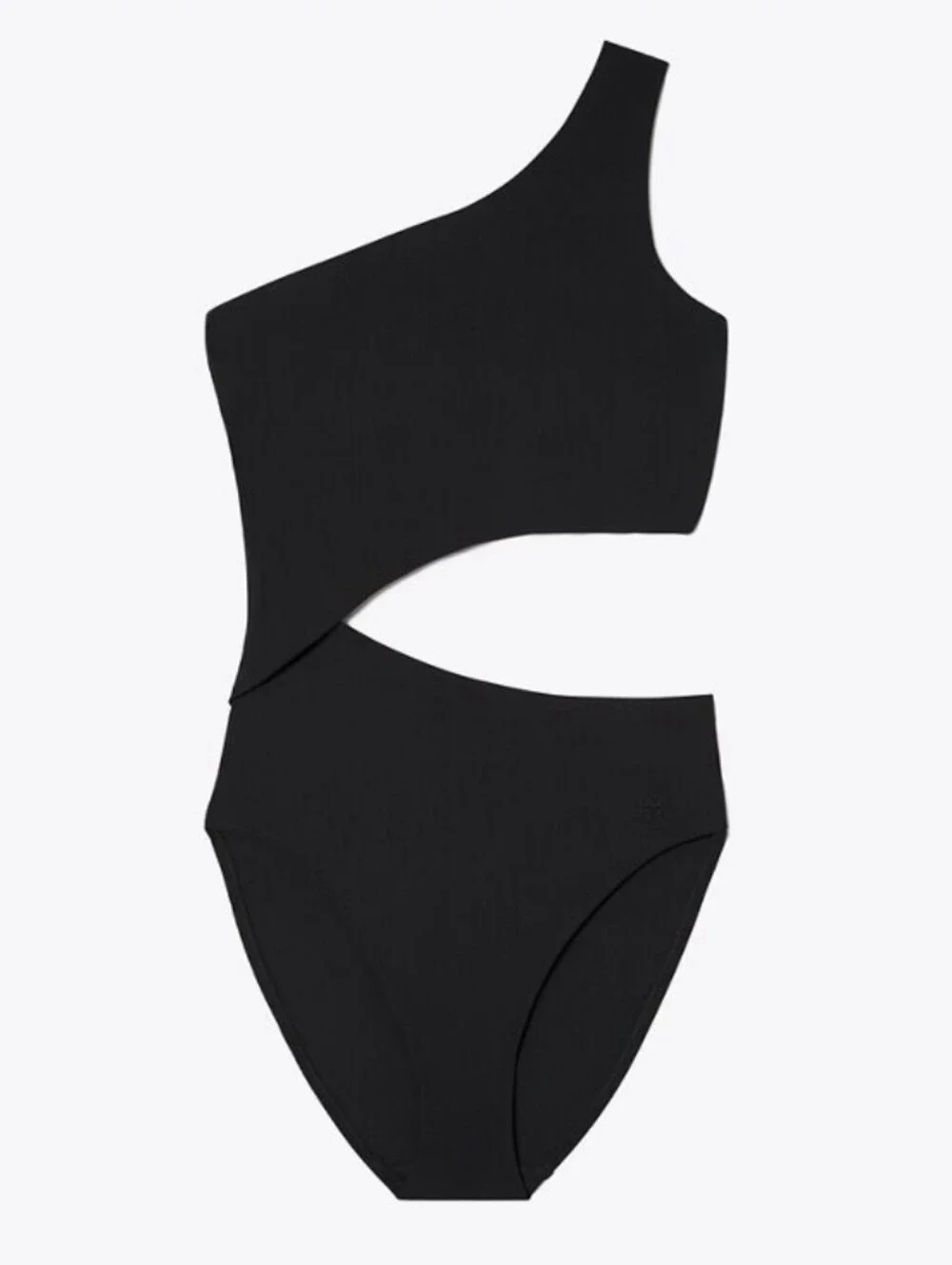 Tory Burch Black Cut-Out Swimsuit, Size S